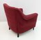 Mid-Century Modern Armchairs & Curved Sofa in Velvet, Italy, 1950s, Set of 3, Image 10