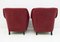 Italienische Mid-Century Modern Sessel & Geschwungenes Sofa aus Samt, 1950er, 3er Set 16