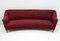 Mid-Century Modern Armchairs & Curved Sofa in Velvet, Italy, 1950s, Set of 3, Image 13