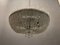 Lámpara de araña italiana con cuentas de cristal, años 60, Imagen 2