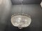 Lámpara de araña italiana con cuentas de cristal, años 60, Imagen 5