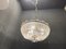 Lámpara de araña italiana con cuentas de cristal, años 60, Imagen 15