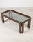 Vintage Wood & Glass Coffee Table by Tobia & Afra Scarpa for Cassina, 1970s 2