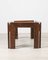 Vintage Wood & Glass Coffee Table by Tobia & Afra Scarpa for Cassina, 1970s, Image 4