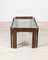 Vintage Wood & Glass Coffee Table by Tobia & Afra Scarpa for Cassina, 1970s 3