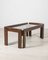 Vintage Wood & Glass Coffee Table by Tobia & Afra Scarpa for Cassina, 1970s 1
