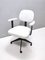 Vintage White Fabric Desk Chair from Velca 1