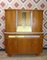 Kleiner Küchenschrank aus Holz & Resopal, 1950er 1