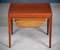 Dänischer Mid-Century Teak Nachttisch oder Nähtisch von Severin Hansen für Haslev Møbelsnedkeri, 1950er 3