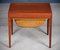 Mid-Century Danish Teak Nightstand or Sewing Table by Severin Hansen for Haslev Møbelsnedkeri, 1950s, Image 3
