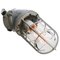 Vintage Industrial Clear Glass Wall Lamp from Industria Rotterdam, Image 3