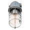 Vintage Industrial Clear Glass Wall Lamp from Industria Rotterdam 4