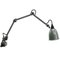 Vintage Industrial Wall Light in Gray Metal from EDL 1