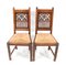 Gothic Revival Dining Room Chairs in Oak, 1930s, Set of 6 4