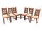 Gothic Revival Dining Room Chairs in Oak, 1930s, Set of 6, Image 1