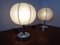 Cocoon Table Lamps by Alfred Wauer for Goldkant, 1960s, Set of 2 3