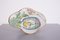 Chinesisches Vintage Tablett aus handbemalter Keramik, 2er Set 3