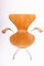 Mid-Century Model 3117 Desk Chair in Teak by Arne Jacobsen for Fritz Hansen, 1960s, Image 3