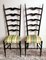 Italian Wood with High Backrest Chiavari Chairs in the Style of Paolo Buffa, Set of 2 2