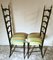Italian Wood with High Backrest Chiavari Chairs in the Style of Paolo Buffa, Set of 2 5