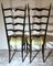 Italian Wood with High Backrest Chiavari Chairs in the Style of Paolo Buffa, Set of 2 6