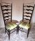Italienische Chiavari Stühle aus Holz mit Hoher Rückenlehne im Stil von Paolo Buffa, 2er Set 4