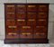 Antique Apothecary Spice Chest in Mahogany, Image 1