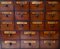 Antique Apothecary Spice Chest in Mahogany 10