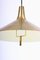 Mid-Century Brass Ceiling Lamp by T.H. Valentiner, 1960s, Image 3