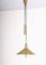 Mid-Century Brass Ceiling Lamp by T.H. Valentiner, 1960s, Image 1