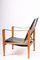 Midcentury Danish Lounge Chair in Patianted Leather by Kaare Klint for Rud. Rasmussen 6