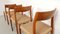 Danish Model No. 77 Dining Chairs by Niels Otto (N. O.) Møller for J.L. Møllers, Set of 4 5