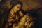Scena di maternità, olio su tela, con cornice, Immagine 3