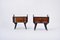Mid-Century Italian Nightstands with Sculptural Base, Set of 2, Image 3
