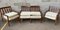 Scandinavian Teak Living Room Set, 1960s, Set of 3, Image 2