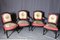 Chaises de Salon Napoléon III avec Tapisserie Aubusson, Set de 4 1