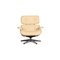 Cream Leather Lounge Armchair by Charles & Ray Eames for Vitra 6
