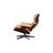 Cream Leather Lounge Armchair by Charles & Ray Eames for Vitra, Image 9