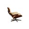 Cream Leather Lounge Armchair by Charles & Ray Eames for Vitra, Image 7