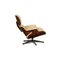 Cremefarbener Ledersessel von Charles & Ray Eames für Vitra 7