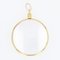 Glass Locket Pendant in 18K Yellow Gold, 1900s 5