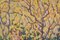 Guillem Bergnes, Giardino impressionista con fiori gialli, XX secolo, Olio su tela, Incorniciato, Immagine 5