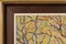 Guillem Bergnes, Giardino impressionista con fiori gialli, XX secolo, Olio su tela, Incorniciato, Immagine 8