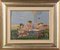 Italian Cubist Landscape, 20th-Century, Acrylic on Board, Framed 2