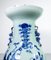 Blue & White Celadon Ceramic Vase, China 5