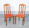 British Solid Walnut Chairs, 1800s, Set of 2 2