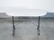 White Marble Top Iron Coffee Table, Image 3