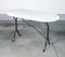 White Marble Top Iron Coffee Table, Image 4