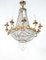 Lámpara de araña estilo Luis XV de latón, Imagen 1
