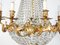 Lámpara de araña estilo Luis XV de latón, Imagen 5
